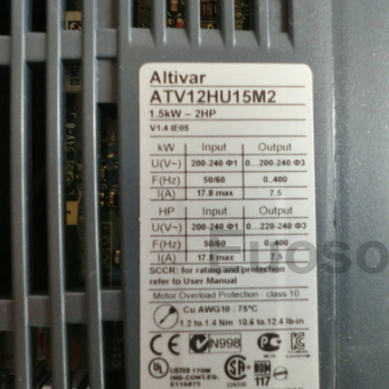 ATV12HU15M2 Schneider Inverter
