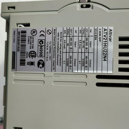 ATV21HU22N4 Schneider Variable Frequency Driver