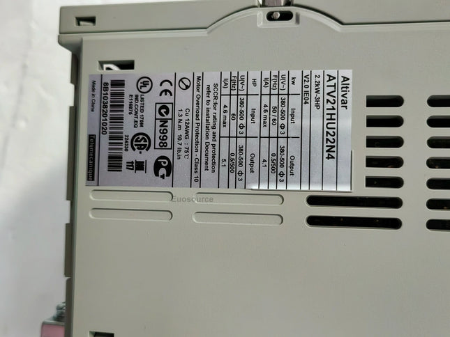 ATV21HU22N4 Schneider Variable Frequency Driver