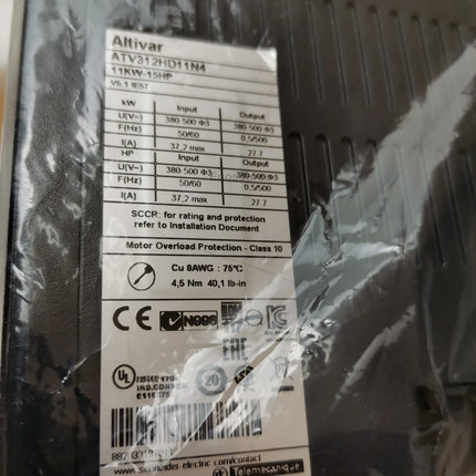 ATV312HD11N4 Schneider Variable Frequency Driver
