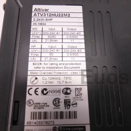 ATV312HU22M2 Schneider Variable Frequency Driver