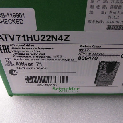 ATV71HU22N4Z Schneider Variable Frequency Driver