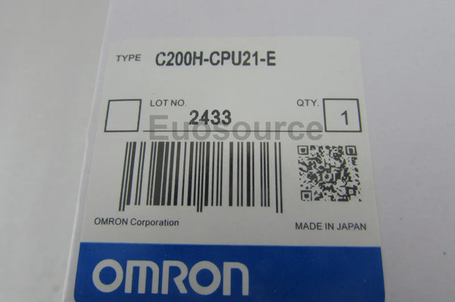 C200H-CPU21-E Omron PLC Expandable 880 I/O