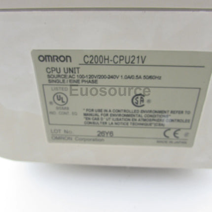 C200H-CPU21V Omron PLC Expandable 880 I/O