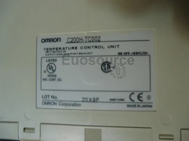 C200H-TC002 Omron PLC Expandable 880 I/O