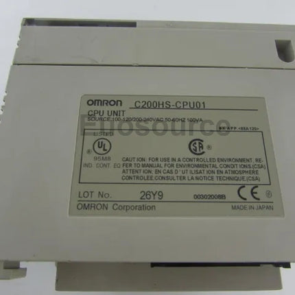 C200HS-CPU01 Omron PLC Expandable 880 I/O