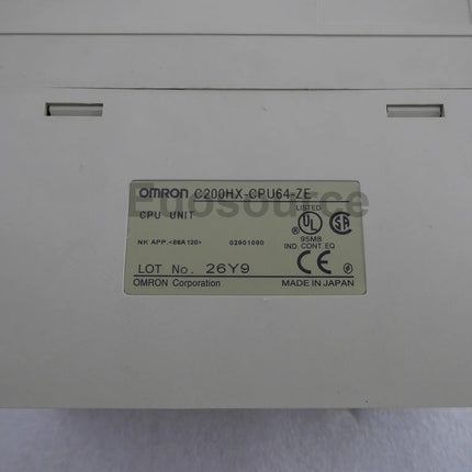 C200HX-CPU64-ZE Omron PLC Expandable 880 I/O