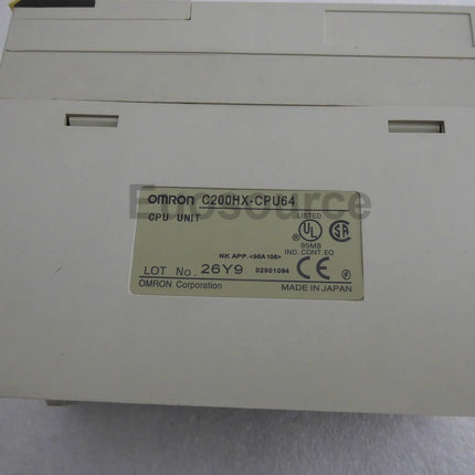 C200HX-CPU64 Omron PLC Expandable 880 I/O