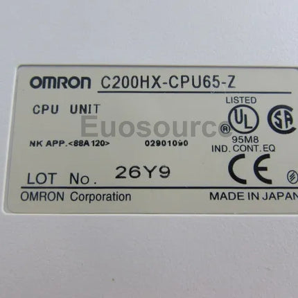 C200HX-CPU65-Z Omron PLC Expandable 880 I/O