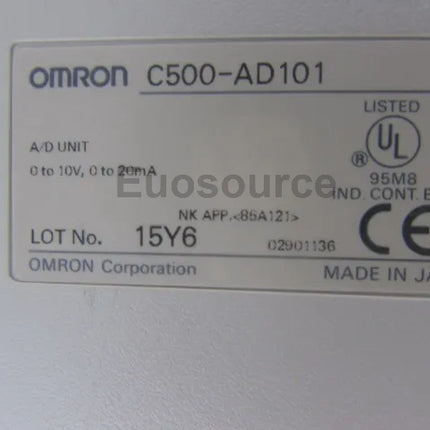 C500-AD101 Omron PLC Classic Rack-Based