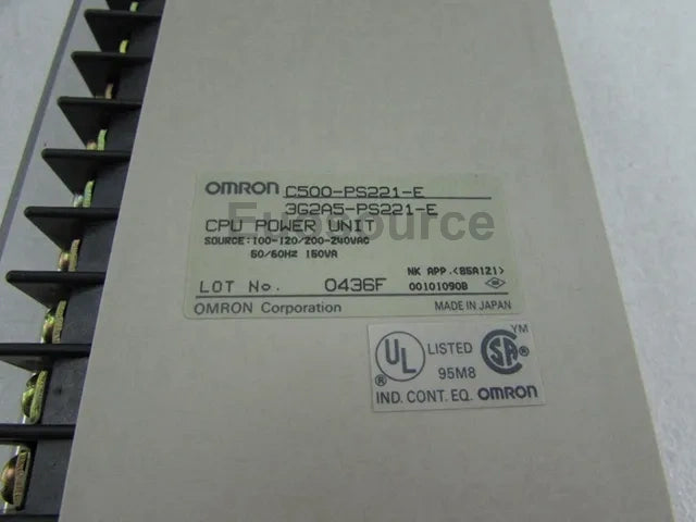 C500-PS221-E Omron PLC Classic Rack-Based