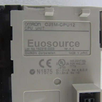 CJ1M-CPU12 Omron PLC Modular Motion Control