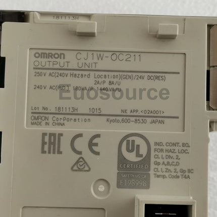 CJ1W-OC211 Omron PLC Modular Motion Control