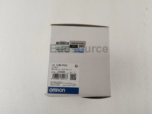 CJ2M-CPU34 Omron PLC Modular Motion Control