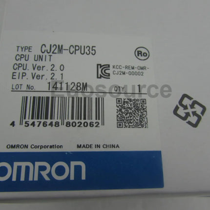 CJ2M-CPU35 Omron PLC Modular Motion Control