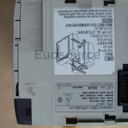 CQM1-CPU43-V1 Omron PLC Modular 256 I/O
