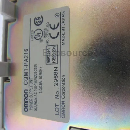 CQM1-PA216 Omron PLC Modular 256 I/O