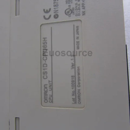 CS1D-CPU65H Omron PLC High-Speed 60K Steps