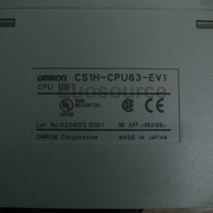 CS1H-CPU63-EV1 Omron PLC High-Speed 60K Steps