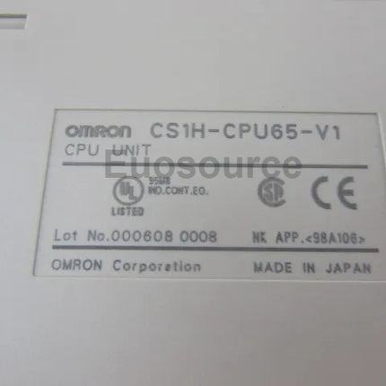 CS1H-CPU65-V1 Omron PLC High-Speed 60K Steps