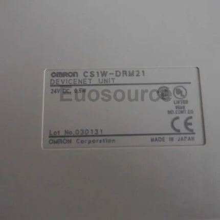 CS1W-DRM21 Omron PLC High-Speed 60K Steps