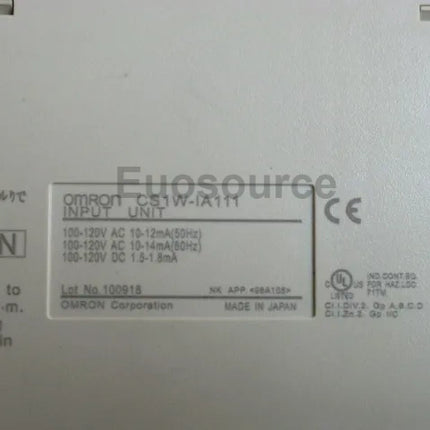CS1W-IA111 Omron PLC High-Speed 60K Steps