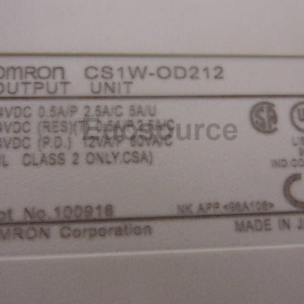 CS1W-OD212 Omron PLC High-Speed 60K Steps