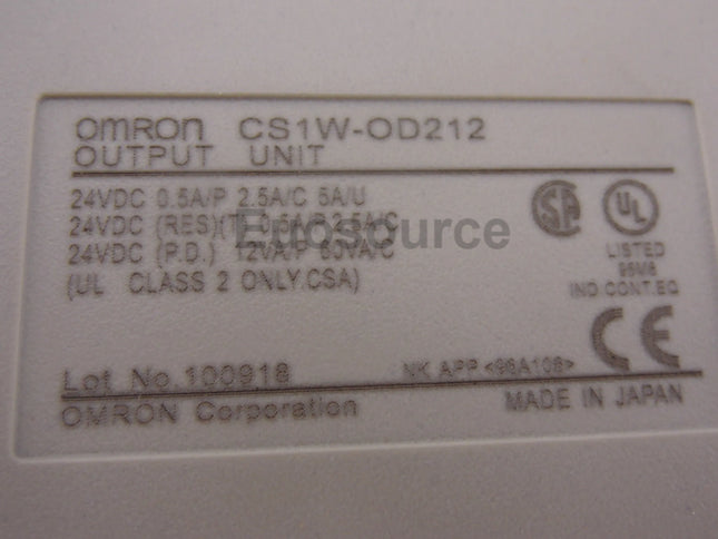 CS1W-OD212 Omron PLC High-Speed 60K Steps