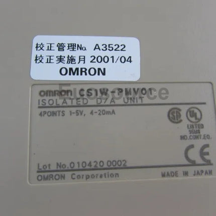CS1W-PMV01 Omron PLC High-Speed 60K Steps