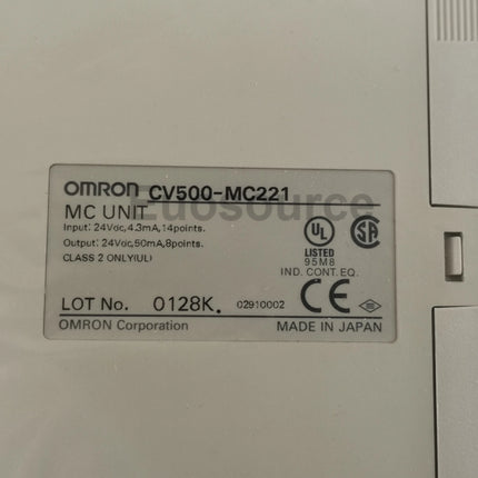 CV500-MC221 Omron PLC Large-Scale 1024 I/O