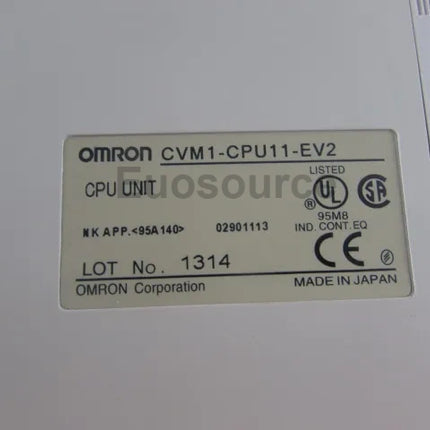 CVM1-CPU11-EV2 Omron PLC Dual-Processor Redundant