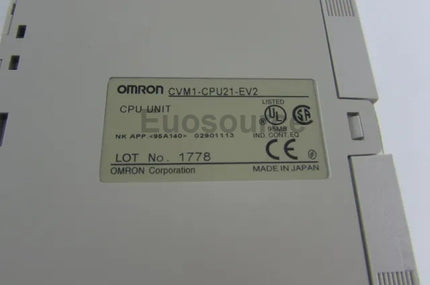 CVM1-CPU21-EV2 Omron PLC Dual-Processor Redundant