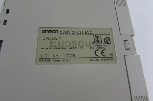 CVM1-CPU21-EV2 Omron PLC Dual-Processor Redundant