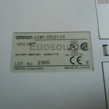 CVM1-CPU21-V2 Omron PLC Dual-Processor Redundant