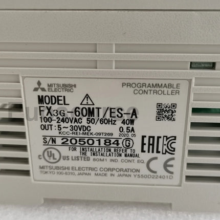 FX3G-60MT/ES-A Mitsubishi PLC