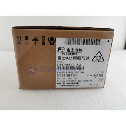 FUJI ELECTRIC GYC201DC1-SA Cubic Servo Motor - FALDIC-alpha, 0.2 kW