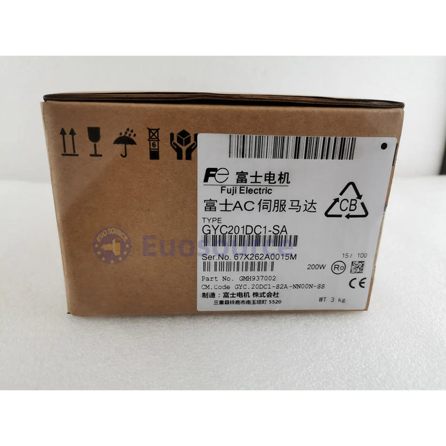 FUJI ELECTRIC GYC201DC1-SA Cubic Servo Motor - FALDIC-alpha, 0.2 kW