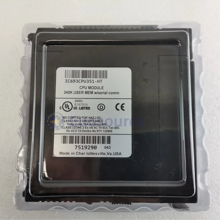 GE FANUC IC693CPU351-HT PLC Module - GE Fanuc PLC control system - Worldwide Shipping