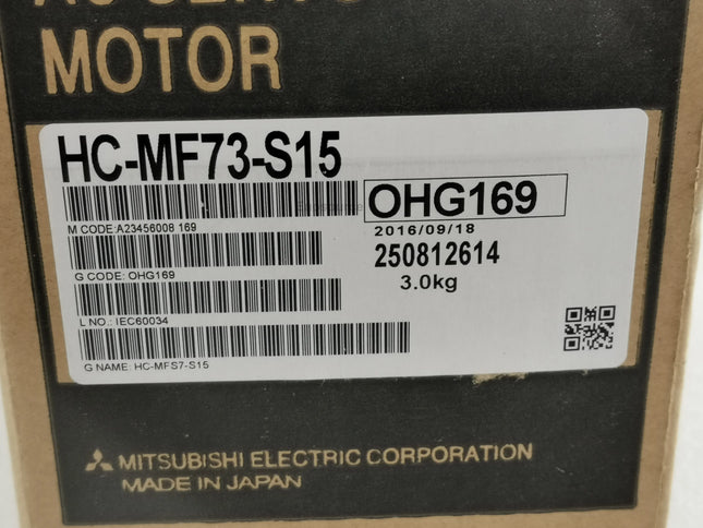 HC-MF73-S15 Mitsubishi Servo Motor