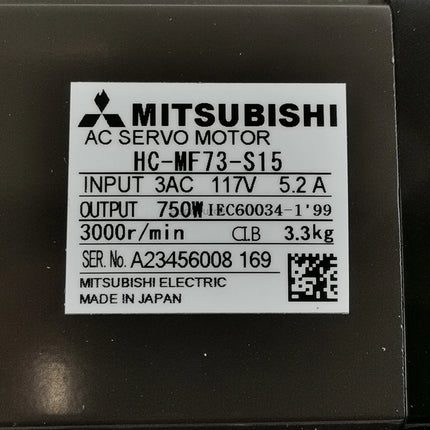HC-MF73-S15 Mitsubishi Servo Motor