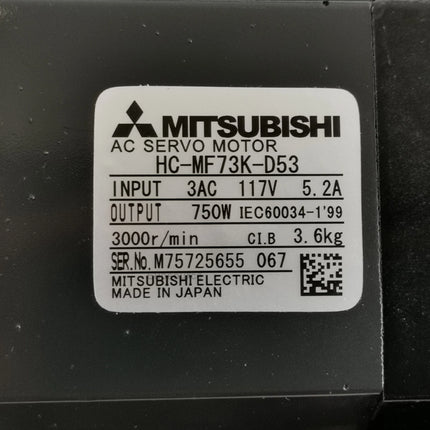 HC-MF73K-D53 Mitsubishi Servo Motor