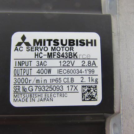 HC-MFS43BK Mitsubishi Servo Motor