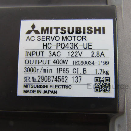 HC-PQ43-UE Mitsubishi Servo Motor