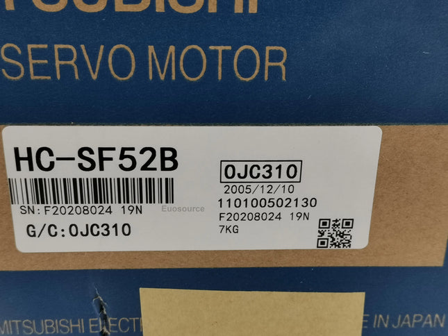 HC-SF52B Mitsubishi Servo Motor