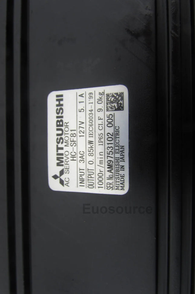 HC-SF81 Mitsubishi Servo Motor