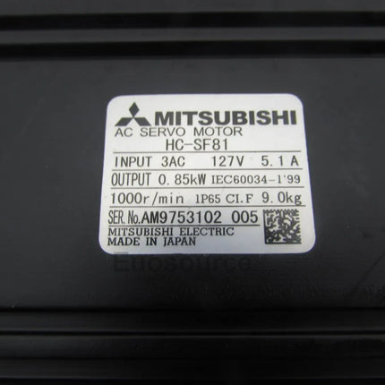 HC-SF81 Mitsubishi Servo Motor