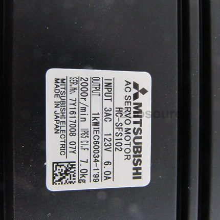 HC-SFS102 Mitsubishi Servo Motor
