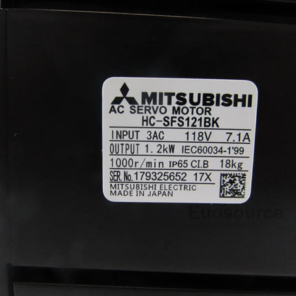 HC-SFS121BK Mitsubishi Servo Motor