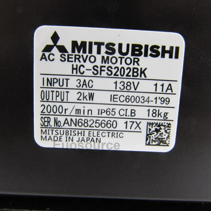 HC-SFS202BK Mitsubishi Servo Motor