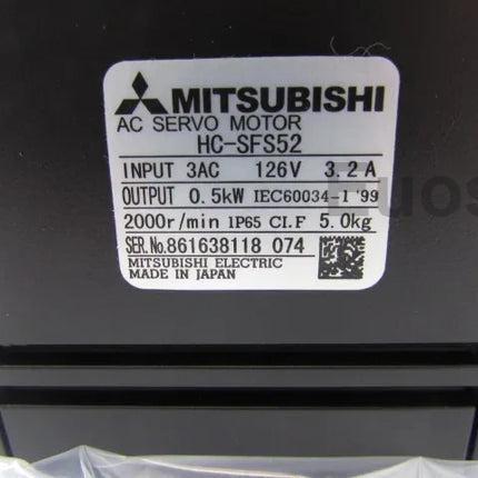 HC-SFS52 Mitsubishi Servo Motor
